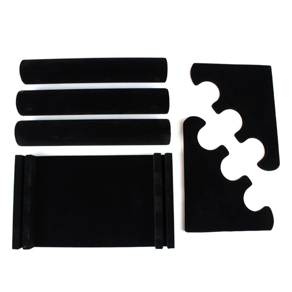 Элегантный трехъярусный черный держатель для ювелирных изделий для браслетов, ожерелий, часов, без повреждений, безопасные подставки для хранения ювелирных изделий
Элегантный трехъярусный черный держатель для ювелирных изделий для браслетов, ожерелий, часов, без повреждений, безопасные подставки для хранения ювелирных изделий