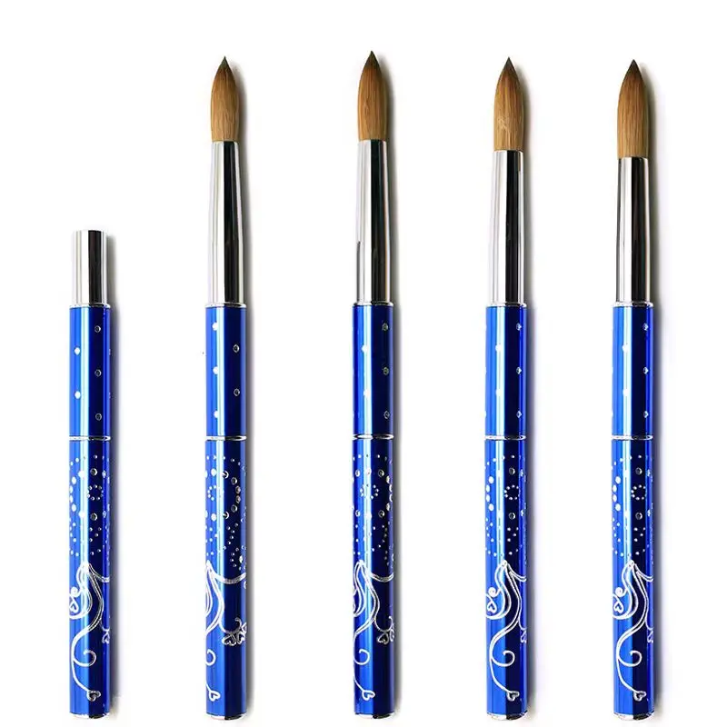 Acrylic Nail Art Brush 1Pcs Round Sharp Kolinsky Sable Painting Tools #8#6 Metal with Diamond Good Use For Manicure Beginner
Acrylic Nail Art Brush 1Pcs Round Sharp Kolinsky Sable Painting Tools #8#6 Metal with Diamond Good Use For Manicure Beginner