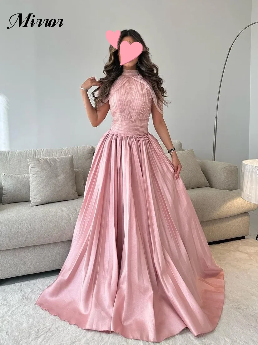 Mirror Dress Elegant Vintage Sweet Pink Lace Ruffle A-Line Customized Formal Occasion Ball Prom Dress Evening Party Gowns
Mirror Dress Elegant Vintage Sweet Pink Lace Ruffle A-Line Customized Formal Occasion Ball Prom Dress Evening Party Gowns