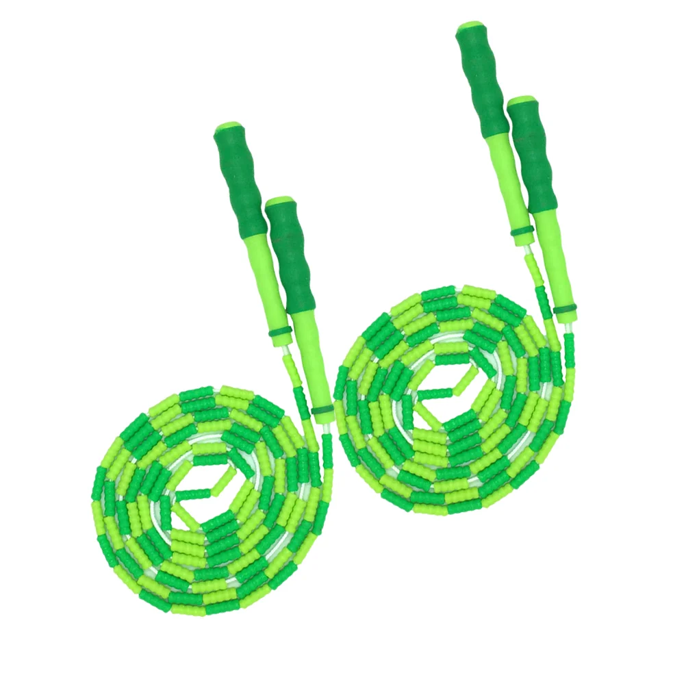 2pcs Useful Jump Rope Jumping Exercise Equipment Jump Skip Rope for School Home Students Kid (Green)
2pcs Useful Jump Rope Jumping Exercise Equipment Jump Skip Rope for School Home Students Kid (Green)