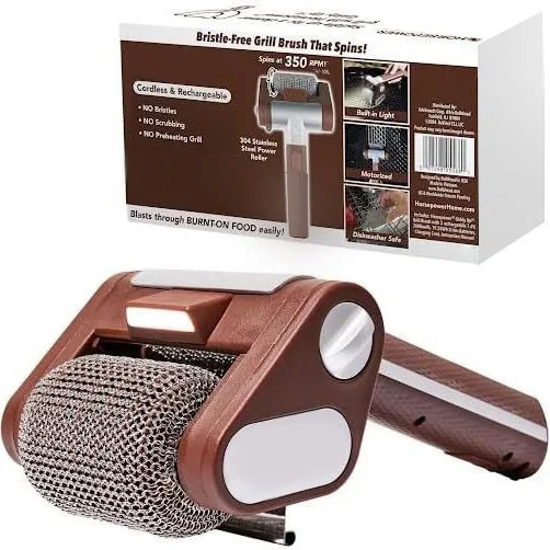 Electric Grill Cleaner Stainless Steel Roller Grill Cleaner Brush Rechargeable Grill Cleaning Scrub Brush Barbecue Cleaner Tools
Electric Grill Cleaner Stainless Steel Roller Grill Cleaner Brush Rechargeable Grill Cleaning Scrub Brush Barbecue Cleaner Tools