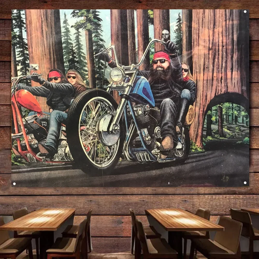 Cycling in the deep woods Vintage Decorative Banner Motorcycle Painting for Garage Man Cave Auto Repair Shop Home Decor Poster
Cycling in the deep woods Vintage Decorative Banner Motorcycle Painting for Garage Man Cave Auto Repair Shop Home Decor Poster