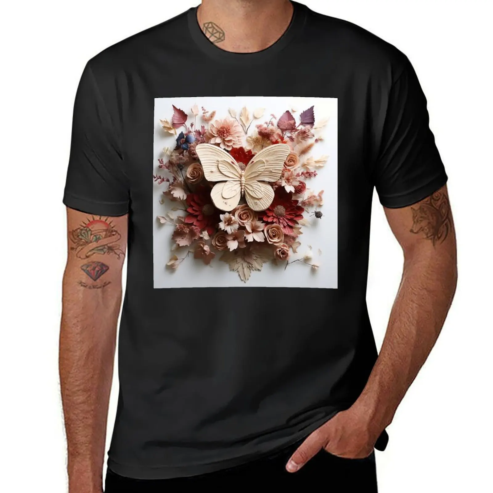 beautiful butterfly with flowers T-Shirt funnys customs design your own graphics heavyweight t shirts for men
beautiful butterfly with flowers T-Shirt funnys customs design your own graphics heavyweight t shirts for men