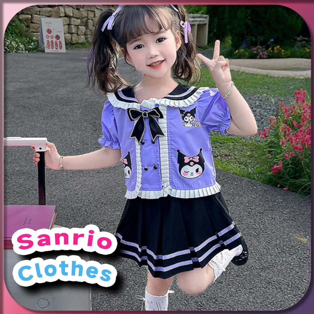 Kawaii Kuromi Girl JK комплект из двух предметов Sanrio японская школьная форма аниме милая детская летняя плиссированная юбка с коротким рукавом наряд
Kawaii Kuromi Girl JK комплект из двух предметов Sanrio японская школьная форма аниме милая детская летняя плиссированная юбка с коротким рукавом наряд