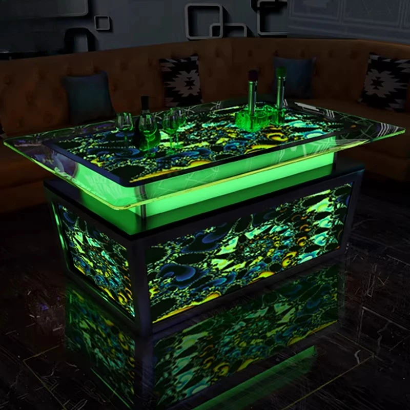 KTV coffee table luminous tempered glass wine bar table sofa card seat combination table
KTV coffee table luminous tempered glass wine bar table sofa card seat combination table