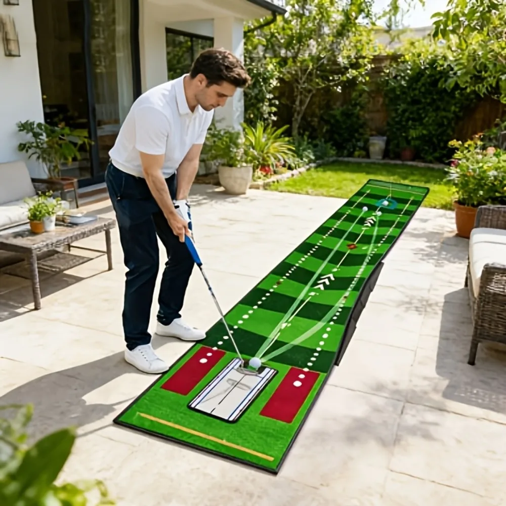 Dual Speed Golf Putting Green Mat Portable Roll Up Indoor Outdoor Putter Practice Trainer with Anti Slip Base Equipment for Home
Dual Speed Golf Putting Green Mat Portable Roll Up Indoor Outdoor Putter Practice Trainer with Anti Slip Base Equipment for Home