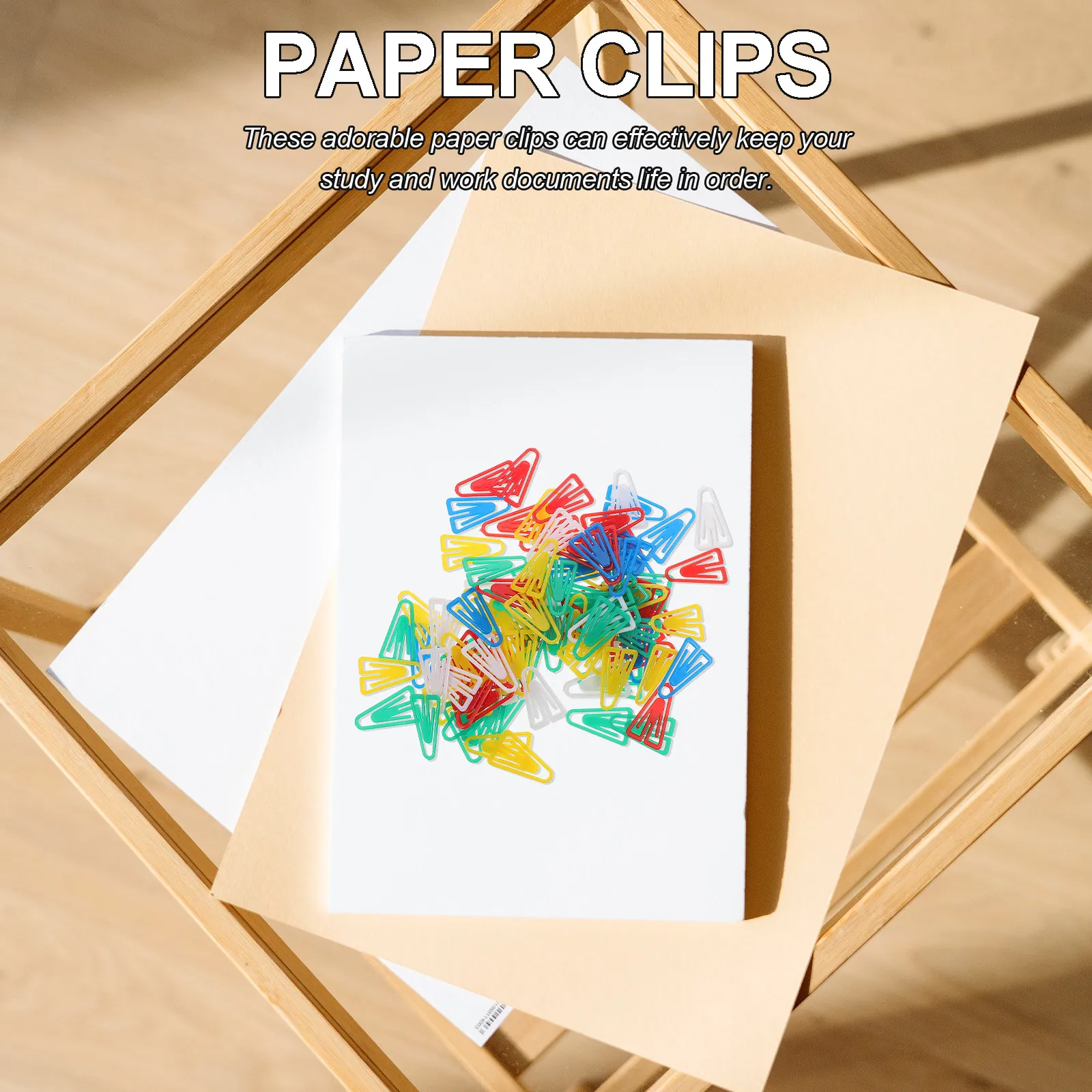 100Pcs Triangle Paper Clips Cute Decorative Clips for Office School Document Organization Colored Mini Paperclips
100Pcs Triangle Paper Clips Cute Decorative Clips for Office School Document Organization Colored Mini Paperclips