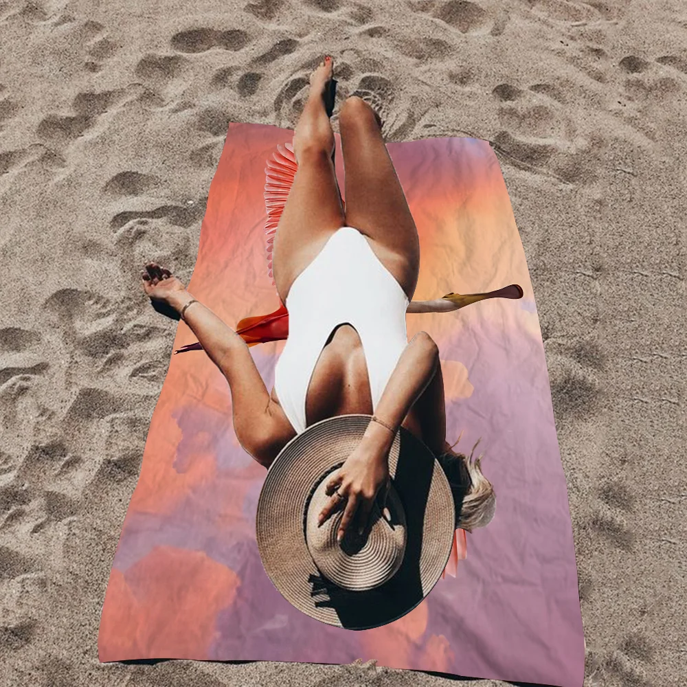 Flamingo Animal Microfiber Beach Towel Absorbent Quick Dry Soft Yoga Swimming Resort Mountain Climbing Towel
Flamingo Animal Microfiber Beach Towel Absorbent Quick Dry Soft Yoga Swimming Resort Mountain Climbing Towel