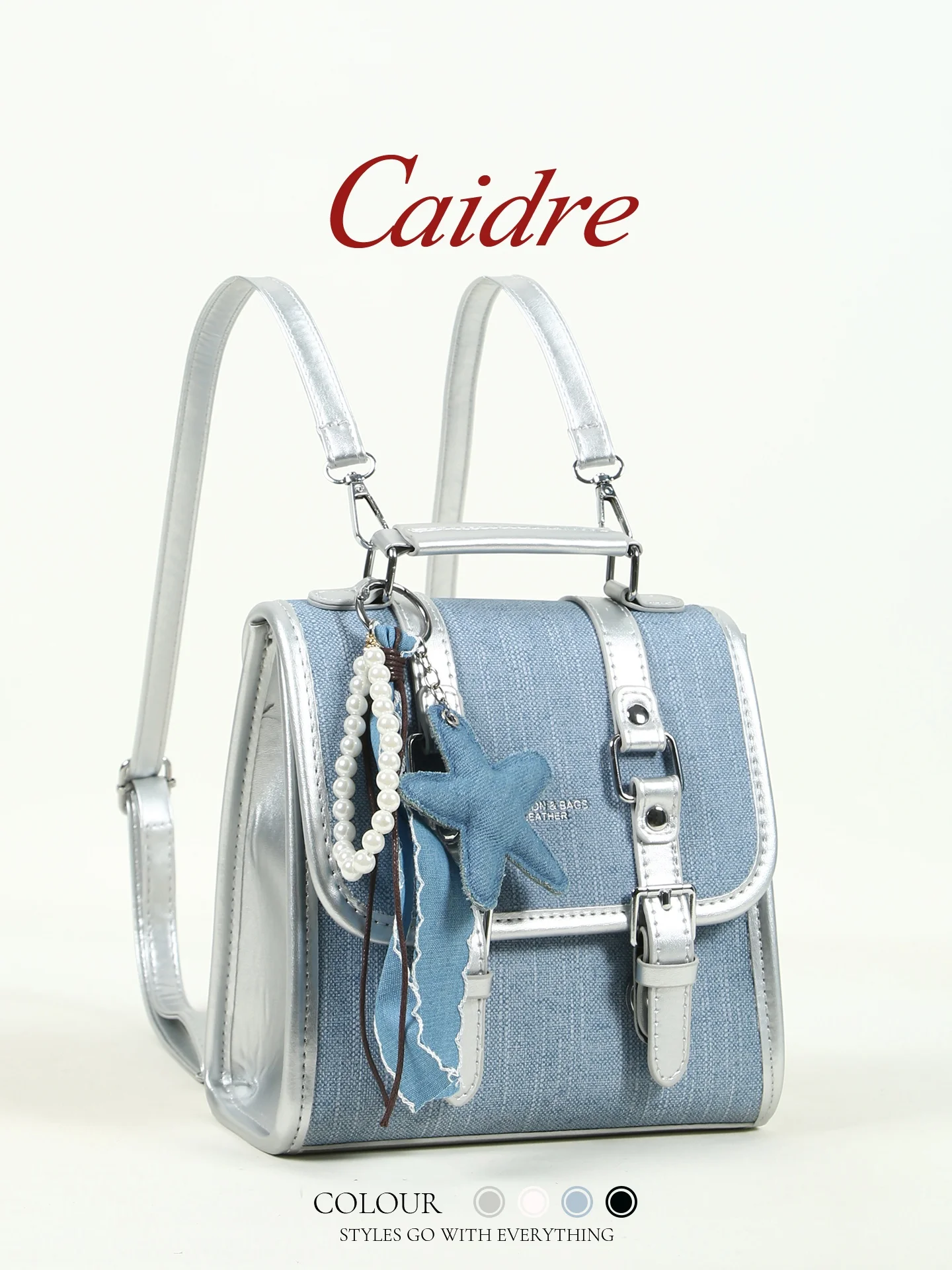 Caidre Commuter Denim Backpack Lightweight Travel Bag for Women 2026 New Style School Class Small Book Bag Casual Magnetic Bu...
Caidre Commuter Denim Backpack Lightweight Travel Bag for Women 2026 New Style School Class Small Book Bag Casual Magnetic Bu...