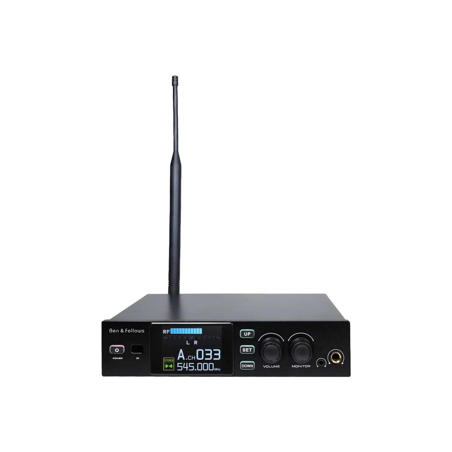 UHF Single Channel Monitoring System Professional Wireless Microphone for Stage
UHF Single Channel Monitoring System Professional Wireless Microphone for Stage