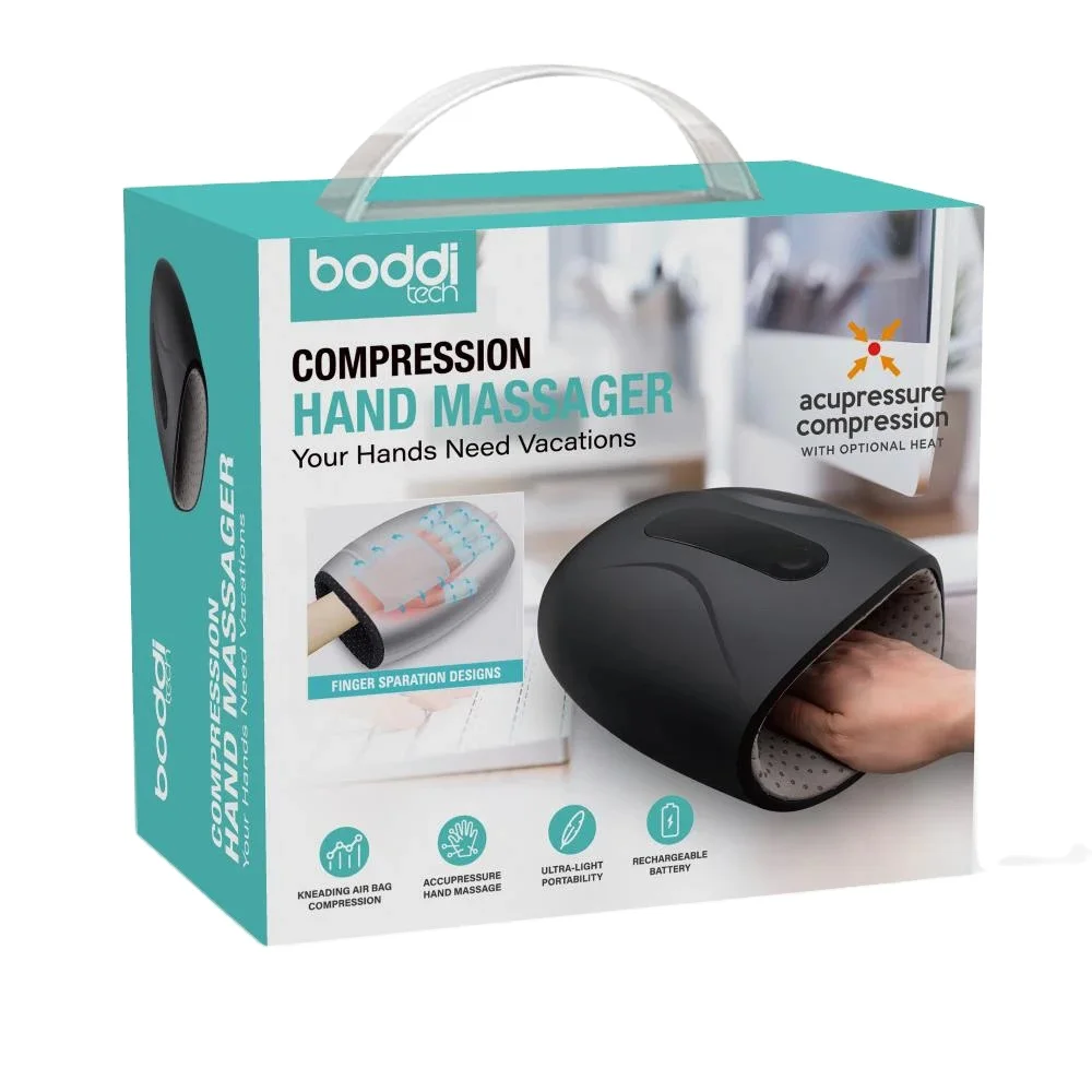 Smart Library Hot Sale Electric Vibrating Cordless Hand Palm Finger Massager With Air Pressure And Heat Compression Hand Massage
Smart Library Hot Sale Electric Vibrating Cordless Hand Palm Finger Massager With Air Pressure And Heat Compression Hand Massage