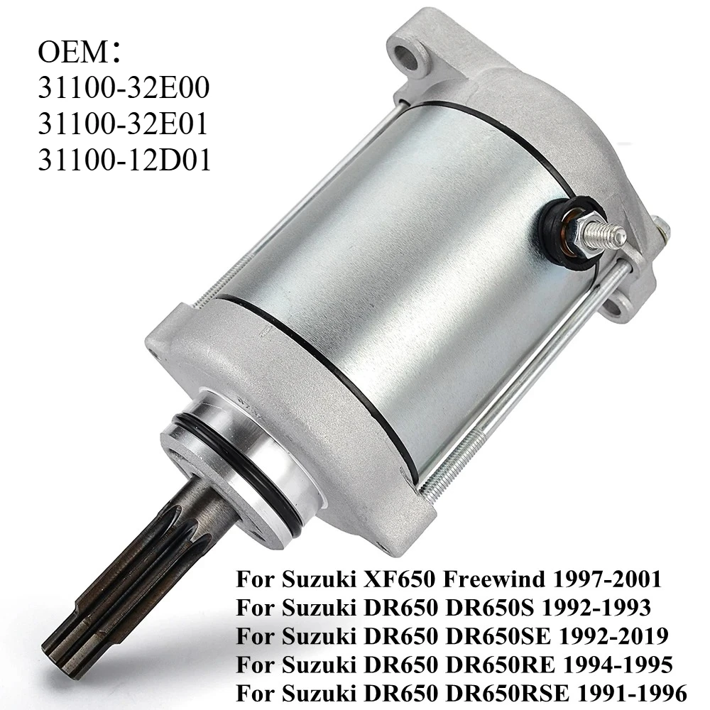 Starter Motor For Suzuki XF650 Freewind 1997-2001 ATV LT-F500F QuadRunner 500 4WD LTF500F 1998-02 31100-32E00 31100-32E01 XF 650
Starter Motor For Suzuki XF650 Freewind 1997-2001 ATV LT-F500F QuadRunner 500 4WD LTF500F 1998-02 31100-32E00 31100-32E01 XF 650