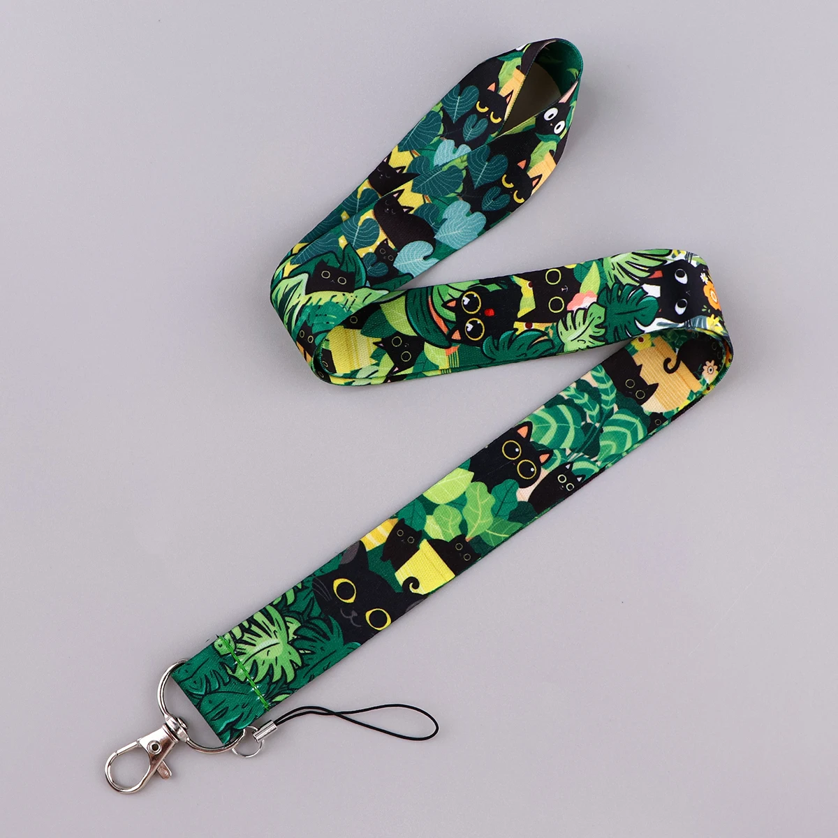 Green Plants And Little Black Cats Neck Strap Lanyard Credit Card Holders Keycord Key Holder DIY Hanging Rope Phone Accessories
Green Plants And Little Black Cats Neck Strap Lanyard Credit Card Holders Keycord Key Holder DIY Hanging Rope Phone Accessories