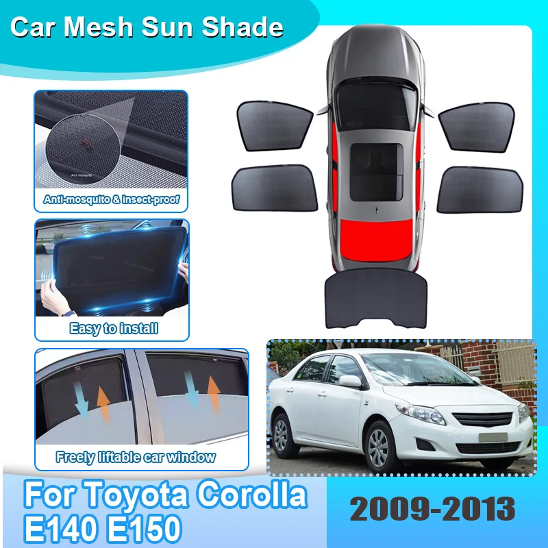 Солнцезащитный козырек для автомобиля Toyota Corolla E140 E150 2009-2013, сетчатая теплоизоляционная шторка на лобовое стекло, автомобильные аксессуары
Солнцезащитный козырек для автомобиля Toyota Corolla E140 E150 2009-2013, сетчатая теплоизоляционная шторка на лобовое стекло, автомобильные аксессуары
