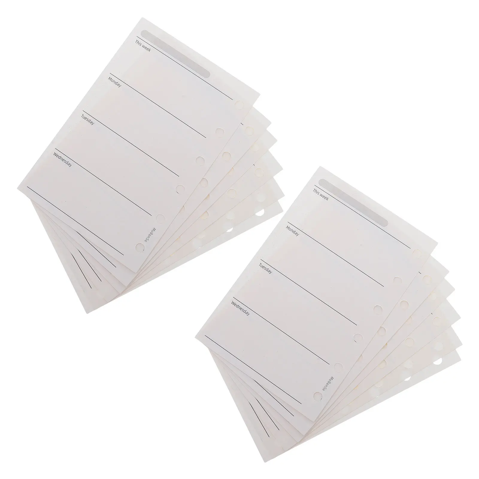 200Pcs Blank Weekly Planner Paper Refill A7 6 Ring Binder Inserts 4.7x3.1in 120Gsm Double-Sided Planner Refills Personal Office
200Pcs Blank Weekly Planner Paper Refill A7 6 Ring Binder Inserts 4.7x3.1in 120Gsm Double-Sided Planner Refills Personal Office