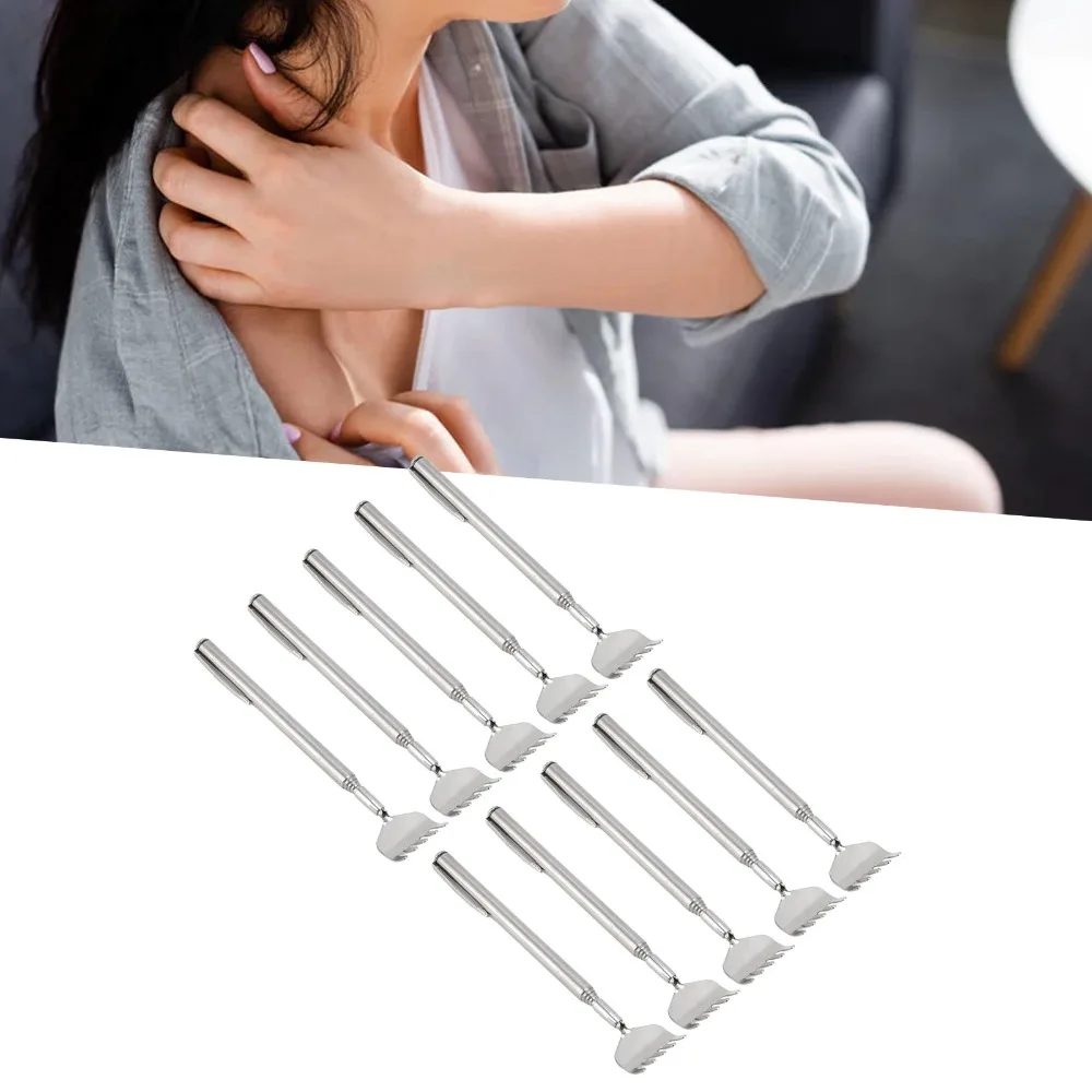10Pcs Stainless Steel Back Scratcher with Pen Clip Retractable Telescopic Tool Mini Eco-friendly Handheld Massager Daily Care
10Pcs Stainless Steel Back Scratcher with Pen Clip Retractable Telescopic Tool Mini Eco-friendly Handheld Massager Daily Care