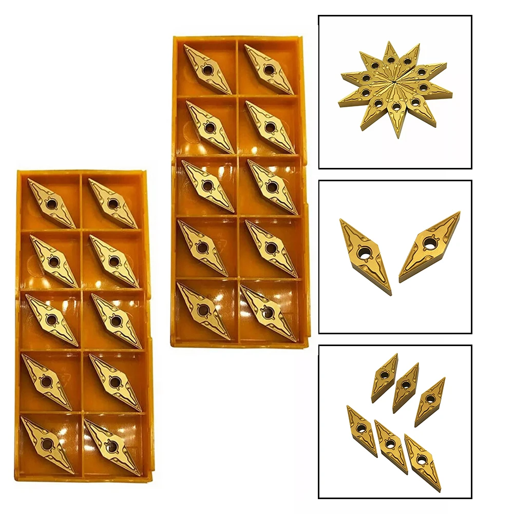20PCS VNMG331/ VNMG160404 Carbide Insert Lathe Turning Milling Carbide Insert For Semi-finishing And Finishing
20PCS VNMG331/ VNMG160404 Carbide Insert Lathe Turning Milling Carbide Insert For Semi-finishing And Finishing
