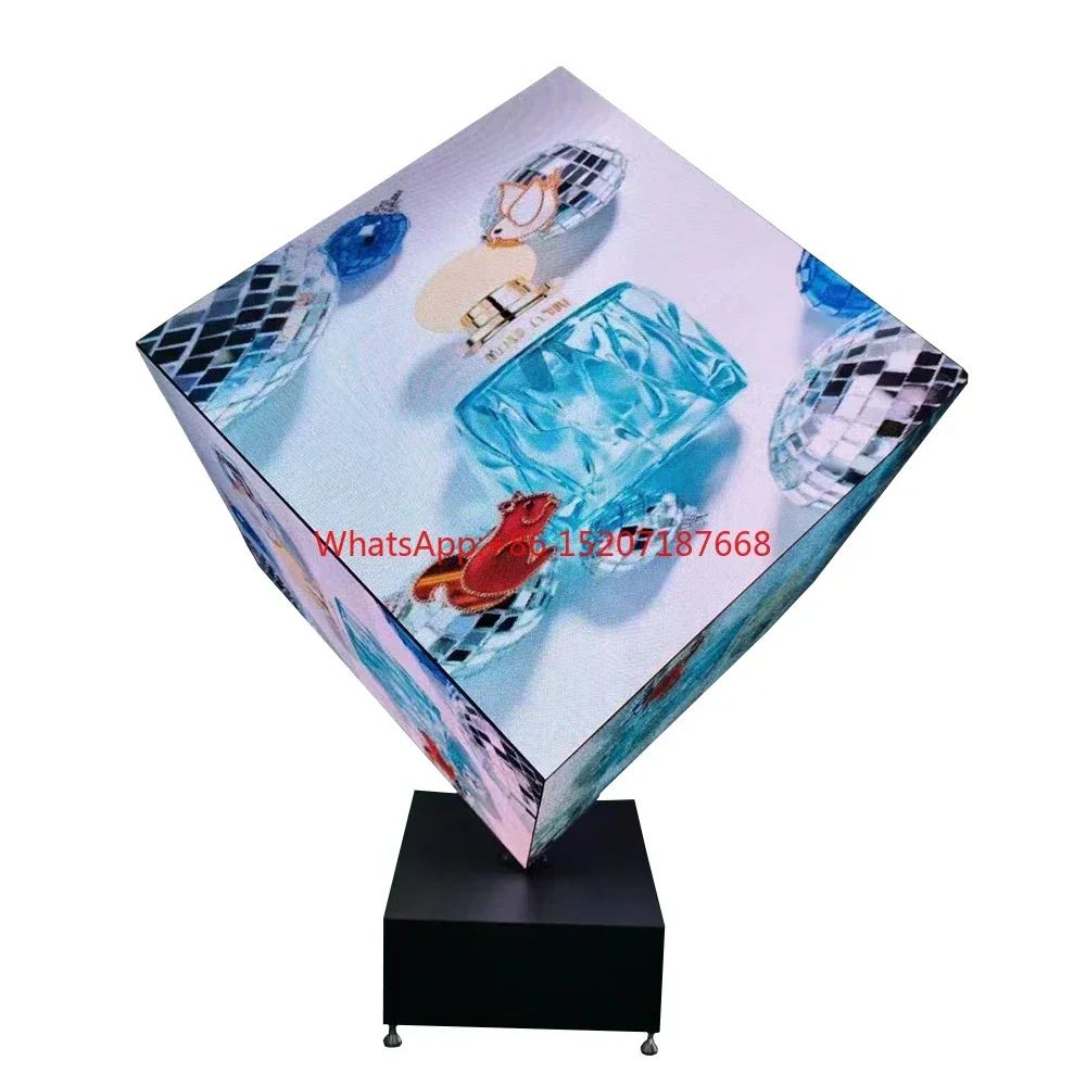 Shenzhen Custom 5 Sides Indoor Irregular Shaped Cube Board Module Front Maintenance Led Dot Matrix Display Panel Rubik-s Screen
Shenzhen Custom 5 Sides Indoor Irregular Shaped Cube Board Module Front Maintenance Led Dot Matrix Display Panel Rubik-s Screen