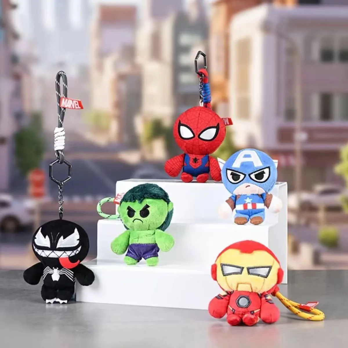 Disney Officially Licensed Marvel Spider-Man, Iron Man, Hulk, Venom Plush Toys, Captain America Keychain
Disney Officially Licensed Marvel Spider-Man, Iron Man, Hulk, Venom Plush Toys, Captain America Keychain