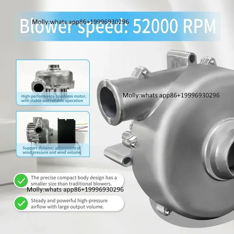12V DC High-Pressure 10.5kPa All-Aluminum Air Pump 43000rpm Centrifugal Blower for 3D Printer OEM Customizable
12V DC High-Pressure 10.5kPa All-Aluminum Air Pump 43000rpm Centrifugal Blower for 3D Printer OEM Customizable