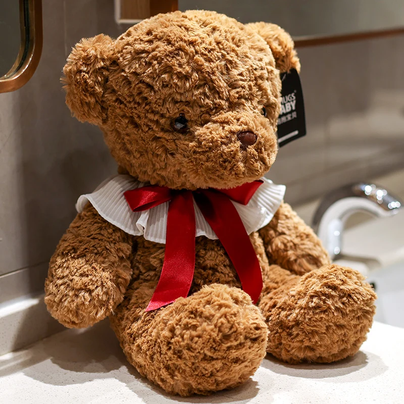 Adorable Bear Doll Comforter Plu Toy for Girls Friend Kids Sp Holding Teddy Bear Soft Stuffed Animal Plaything
Adorable Bear Doll Comforter Plu Toy for Girls Friend Kids Sp Holding Teddy Bear Soft Stuffed Animal Plaything