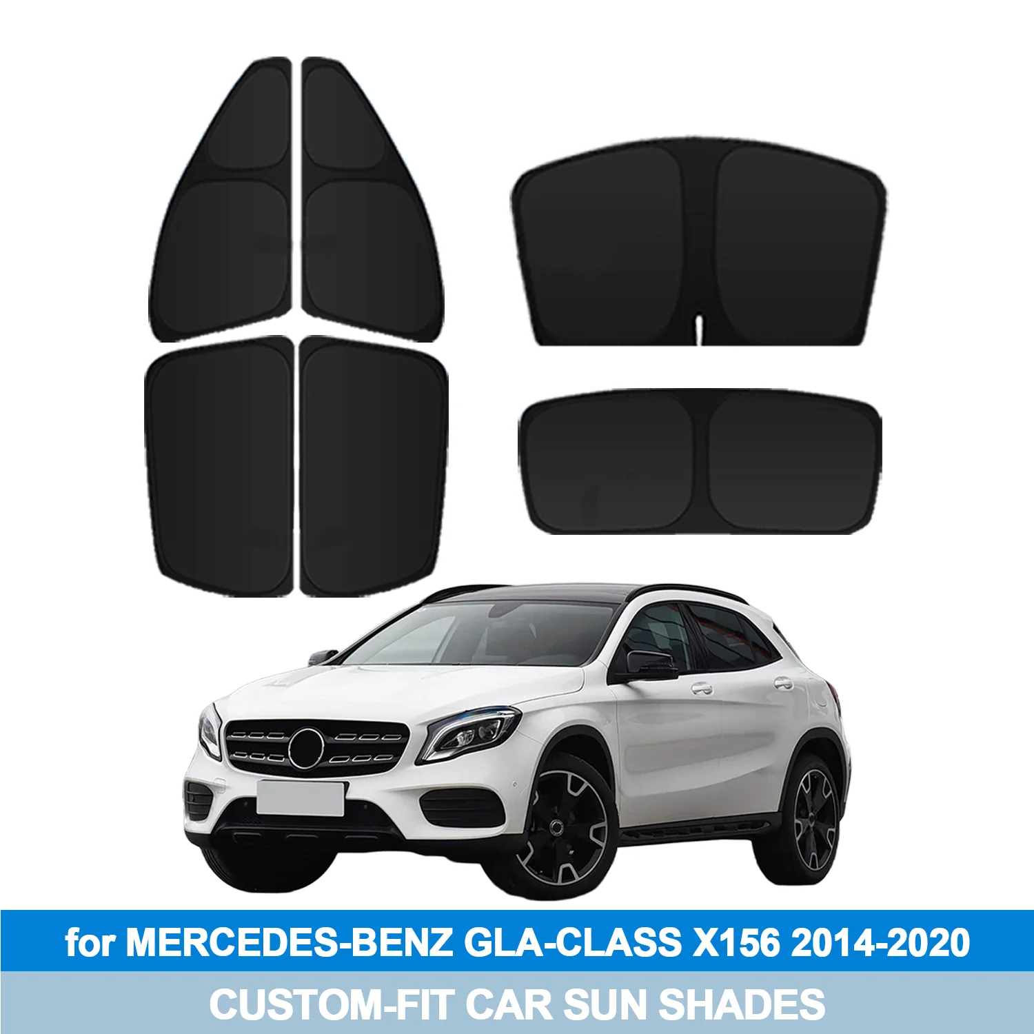 For MERCEDES-BENZ GLA-CLASS X156 2014-2020 Windshield Sun Shade Side Window Shades Cover Sun Visor Shield Privacy Protection
For MERCEDES-BENZ GLA-CLASS X156 2014-2020 Windshield Sun Shade Side Window Shades Cover Sun Visor Shield Privacy Protection
