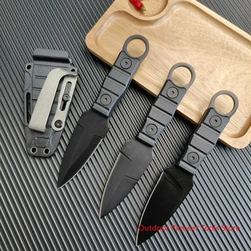 New high hardness small straight knife, camping portable high-end survival knife with K-sheath, portable cutting tool knife
New high hardness small straight knife, camping portable high-end survival knife with K-sheath, portable cutting tool knife