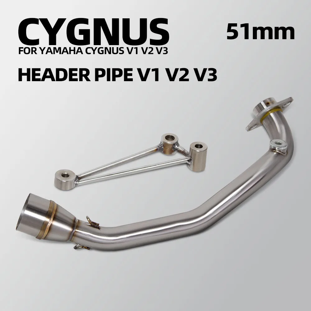 Cygnus V1 exhaust header pipe For Yamaha Cygnus V1 V2 V3 51mm motorcycle exhaust pipe sports scooter manifold moto accessories
Cygnus V1 exhaust header pipe For Yamaha Cygnus V1 V2 V3 51mm motorcycle exhaust pipe sports scooter manifold moto accessories