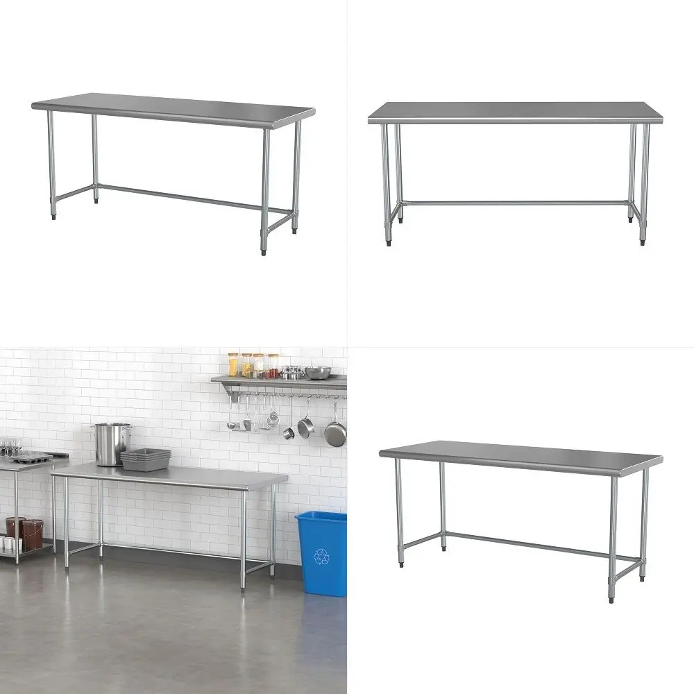 x 72 18Gauge 430 Stainless Steel Open Base Work Table for Commercial Kitchen, Restaurant, Cafe
x 72 18Gauge 430 Stainless Steel Open Base Work Table for Commercial Kitchen, Restaurant, Cafe
