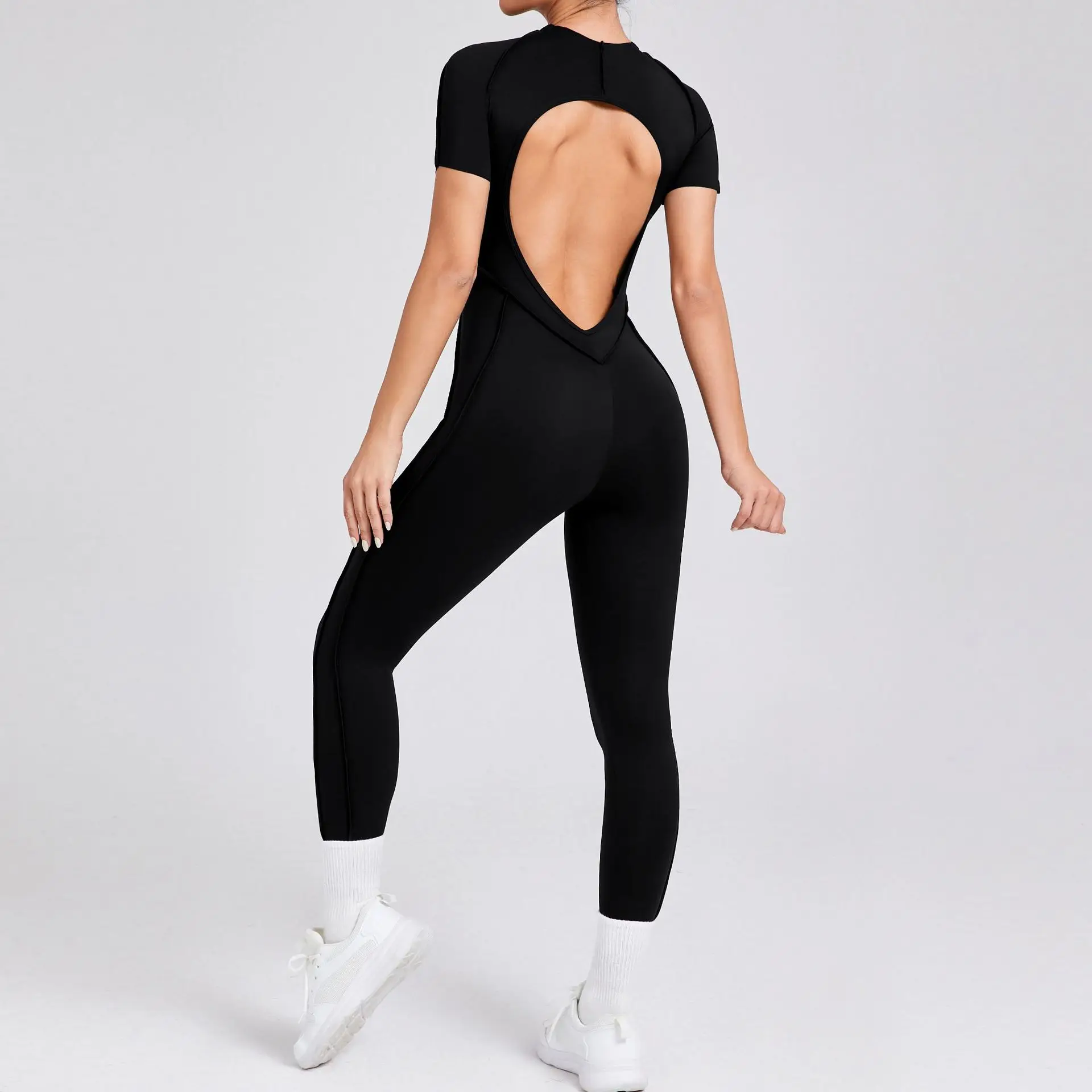 Yoga Set Women's Jumpsuits three-dimensional One-Piece Suit Short Sleeve Gym Push Up Workout Clothes Fitness Bodysuit Sportswear
Yoga Set Women's Jumpsuits three-dimensional One-Piece Suit Short Sleeve Gym Push Up Workout Clothes Fitness Bodysuit Sportswear