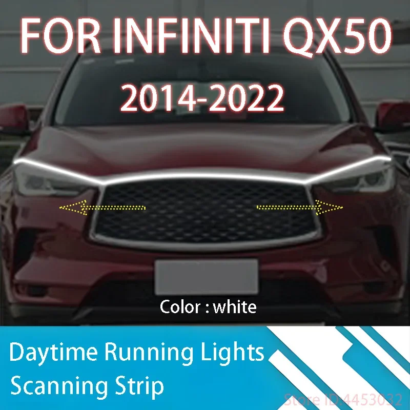 59 Inch Start Scanning LED Strips FOR INFINITI QX50 2014-2022 Daytime Running Light Car Hood Decorative Lamp 12V
59 Inch Start Scanning LED Strips FOR INFINITI QX50 2014-2022 Daytime Running Light Car Hood Decorative Lamp 12V