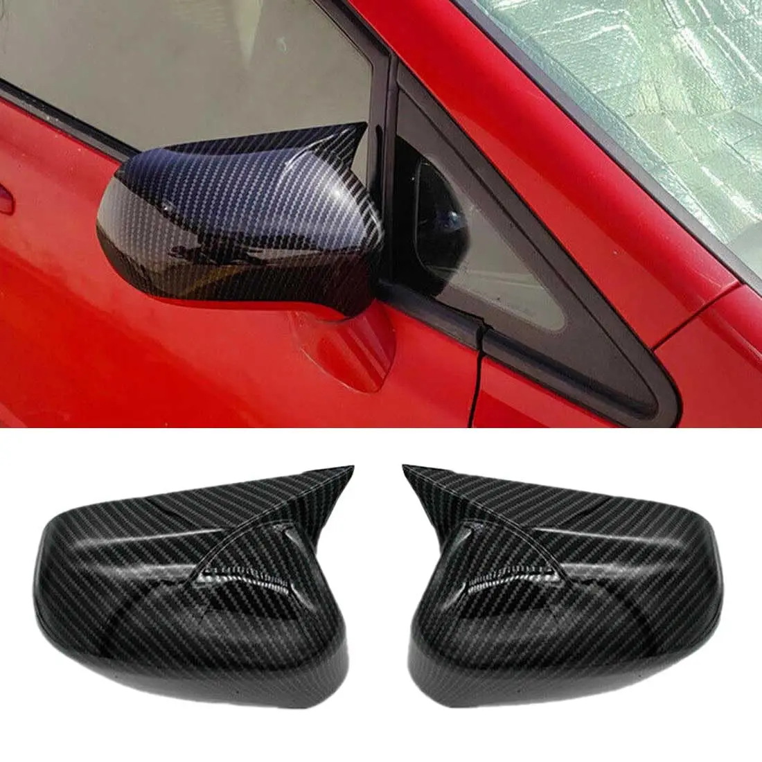 2pcs Carbon Fiber Look Side Mirror Covers For 11th Gen Honda Civic 2022–2026 Exterior Trim Bright Black ABS Plastic
2pcs Carbon Fiber Look Side Mirror Covers For 11th Gen Honda Civic 2022–2026 Exterior Trim Bright Black ABS Plastic