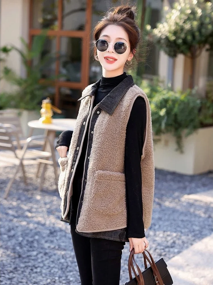 Slimming Casual Loose Women's Denim Jaet Color Blo Anti-Aging Outerwear Collar Single Button Regular Length
Slimming Casual Loose Women's Denim Jaet Color Blo Anti-Aging Outerwear Collar Single Button Regular Length