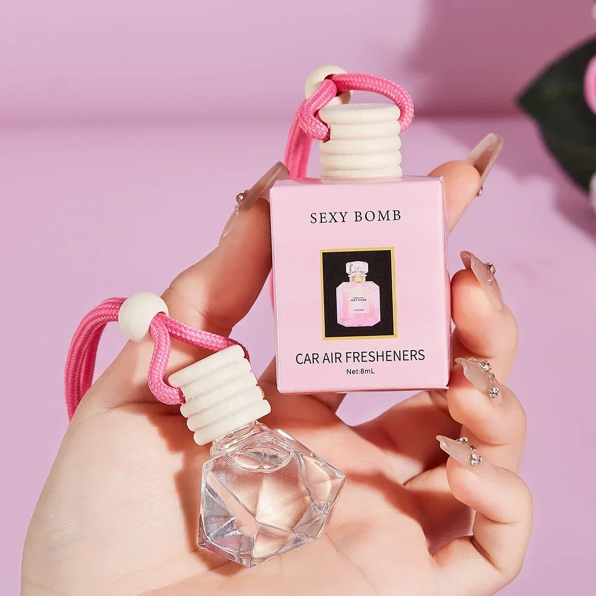 Air Freshener Ornament Perfume Bottle Pendant Essential Oils Auto Car Perfume Bottle Hanging Glass Bottle Home Car Air Freshener
Air Freshener Ornament Perfume Bottle Pendant Essential Oils Auto Car Perfume Bottle Hanging Glass Bottle Home Car Air Freshener