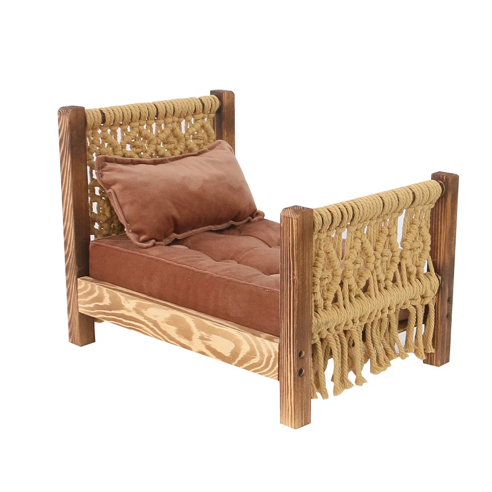 Nordic Style Infant Mini Bed Newborn Photography Props 100-day Crib Solid Wood Bed Hand-woven Props New Born Accessories
Nordic Style Infant Mini Bed Newborn Photography Props 100-day Crib Solid Wood Bed Hand-woven Props New Born Accessories