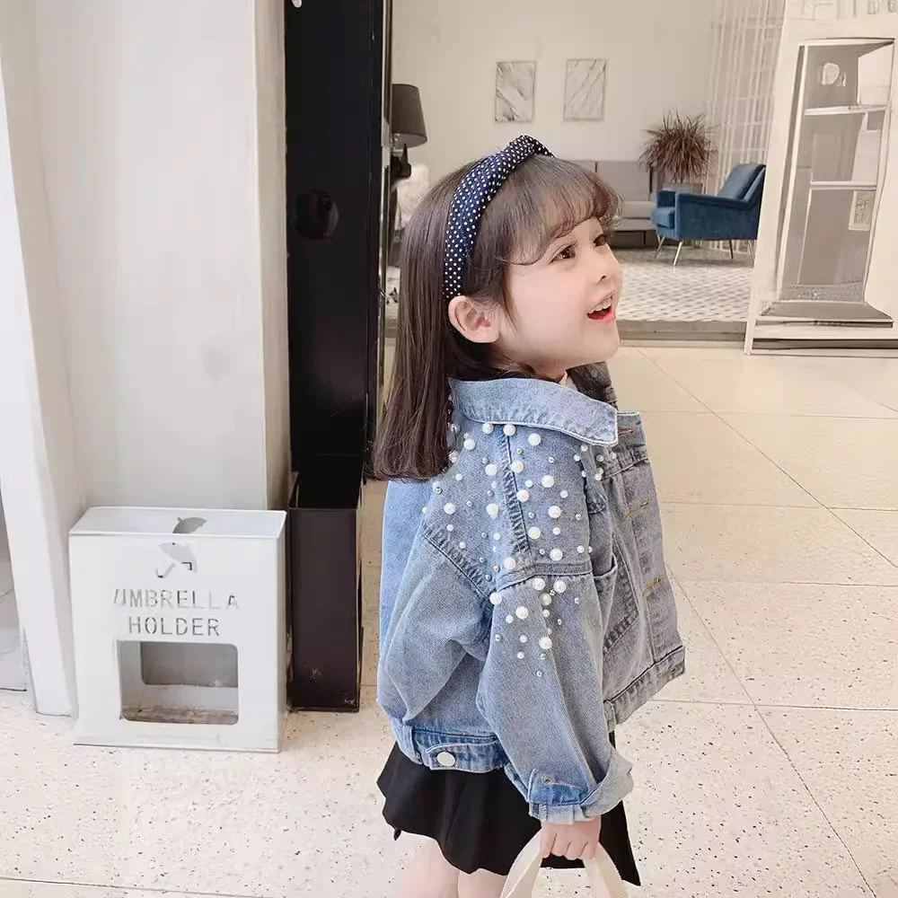 New Spring and Autumn Girls' Cowboy Jacket for Children's Clothing Korean Edition Trendy Baby Girls' Elegant Fashion Jacket 6465
New Spring and Autumn Girls' Cowboy Jacket for Children's Clothing Korean Edition Trendy Baby Girls' Elegant Fashion Jacket 6465