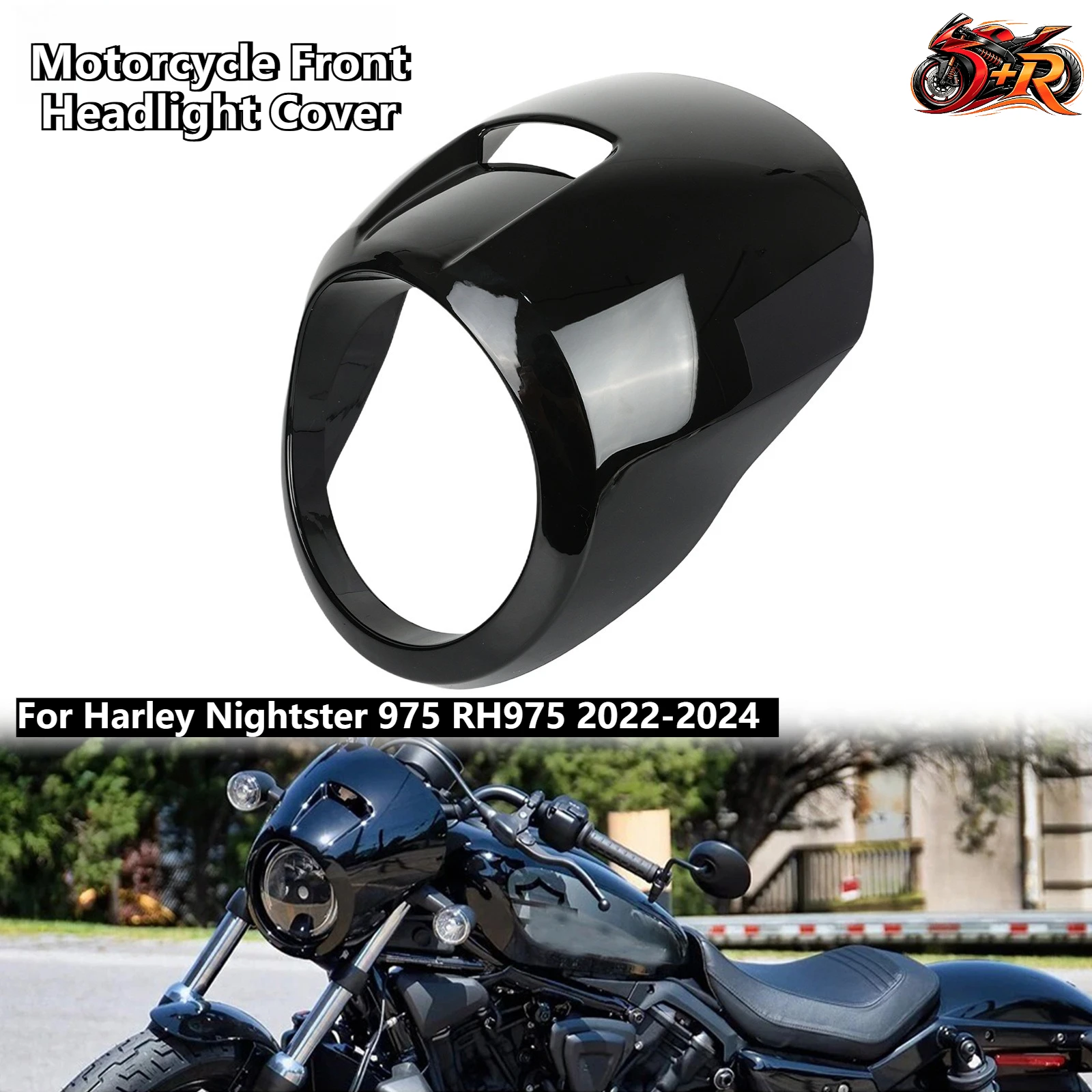 Motorcycle Front Headlight Cover Fits For Harley Nightster 975 RH975 RH 975 2022-2024 Wind Shield Fairing Head Light Fairing
Motorcycle Front Headlight Cover Fits For Harley Nightster 975 RH975 RH 975 2022-2024 Wind Shield Fairing Head Light Fairing