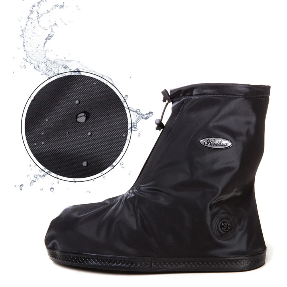 1 Pair Rain Shoe Covers For Adults Snap Straps Thickened Wear Resistant Boot Protectors Waterproof Anti-Slip Overshoes Mud Snow
1 Pair Rain Shoe Covers For Adults Snap Straps Thickened Wear Resistant Boot Protectors Waterproof Anti-Slip Overshoes Mud Snow