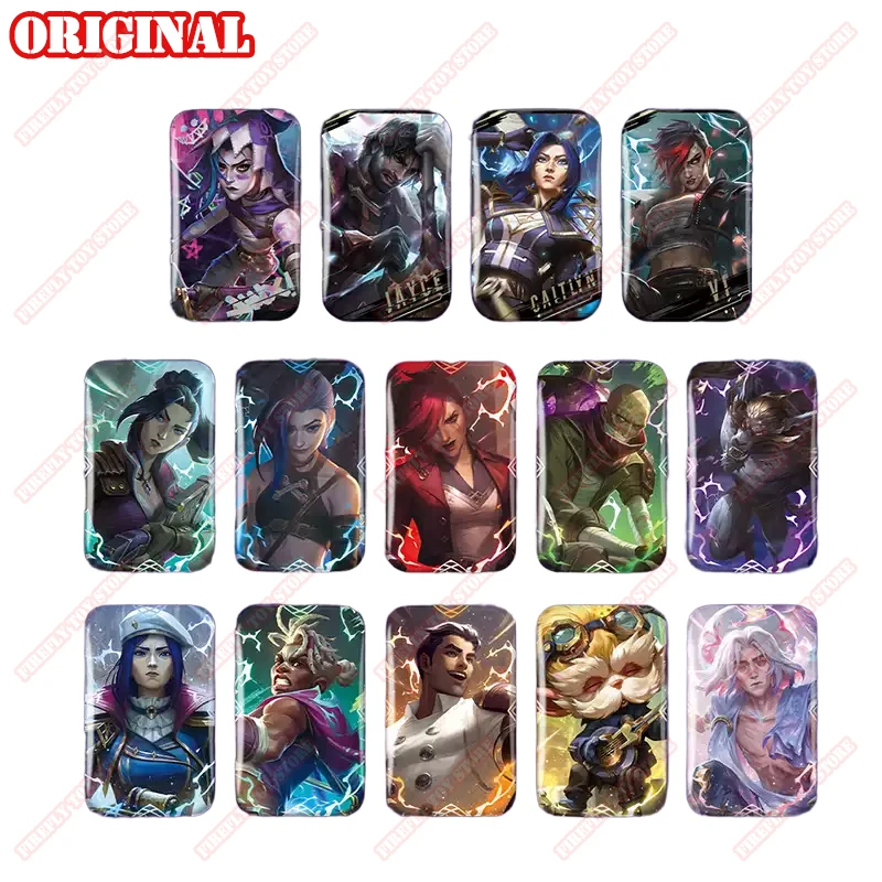 Оригинальный Arcane: League of Legends, анимационная игра, периферийные игрушки, квадратная металлическая брошь, значок, коллекция аниме-фигурок
Оригинальный Arcane: League of Legends, анимационная игра, периферийные игрушки, квадратная металлическая брошь, значок, коллекция аниме-фигурок