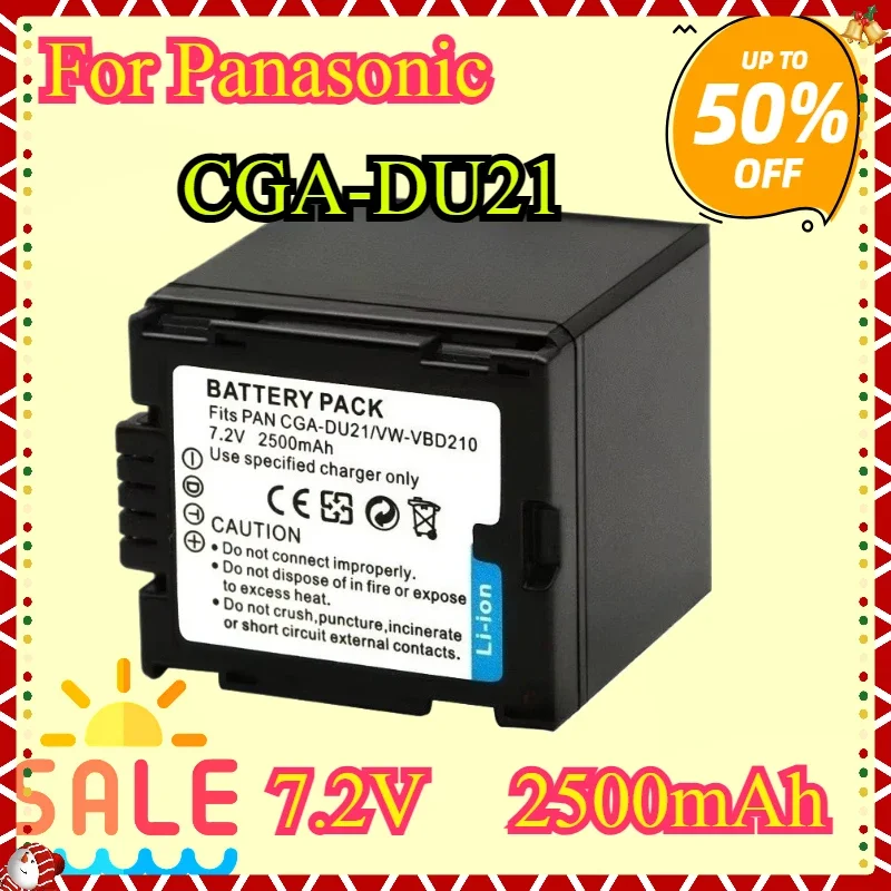 CGA-DU21 VW-VBD210 Battery 2500mAh Rechargeable Batteries For Panasonic NV-GS330 GS400 GS500 MX500 PV-GS90 CGA-DU12/DU14 Camera
CGA-DU21 VW-VBD210 Battery 2500mAh Rechargeable Batteries For Panasonic NV-GS330 GS400 GS500 MX500 PV-GS90 CGA-DU12/DU14 Camera