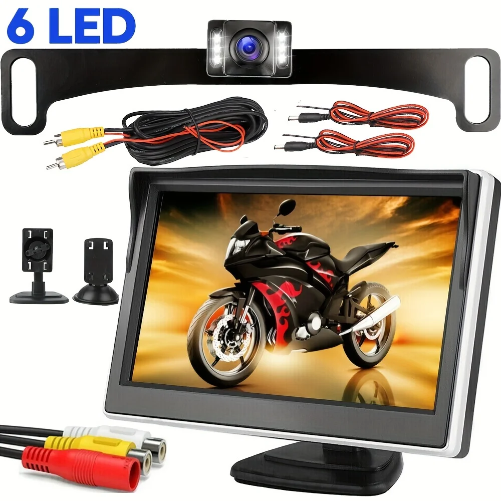 5 Inch Car Rear View Camera With Monitor For Vehicle Video Parking Waterproof Reversing Backup Camera Screen Easy Installation
5 Inch Car Rear View Camera With Monitor For Vehicle Video Parking Waterproof Reversing Backup Camera Screen Easy Installation