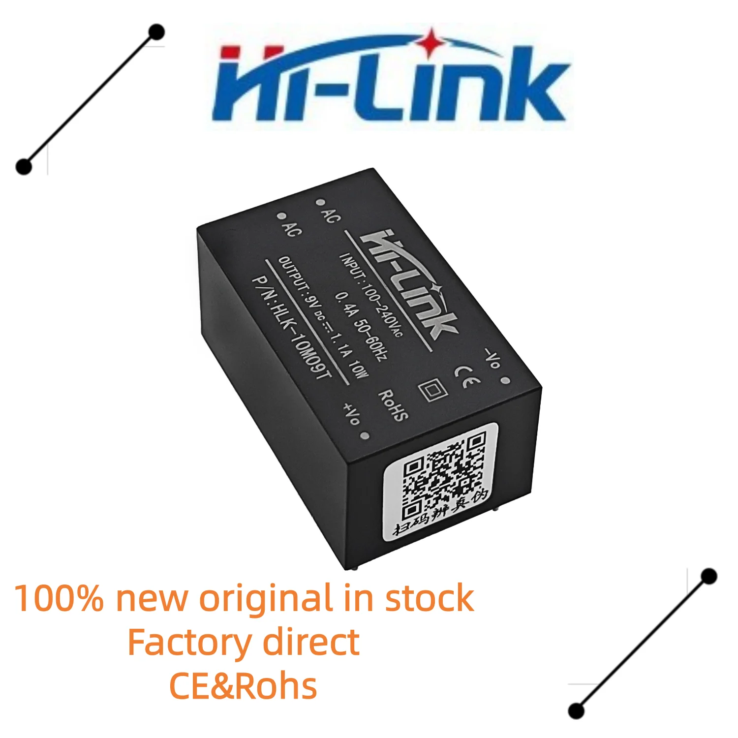 10pcsHLK-10M03T HLK10M-05T HLK-10M09T HLK-10M12T HLK-10M15T HLK-10M24T Hilink 10W 3.3V 5V 9V 12V 15V 24V AC DC Power Converter
10pcsHLK-10M03T HLK10M-05T HLK-10M09T HLK-10M12T HLK-10M15T HLK-10M24T Hilink 10W 3.3V 5V 9V 12V 15V 24V AC DC Power Converter