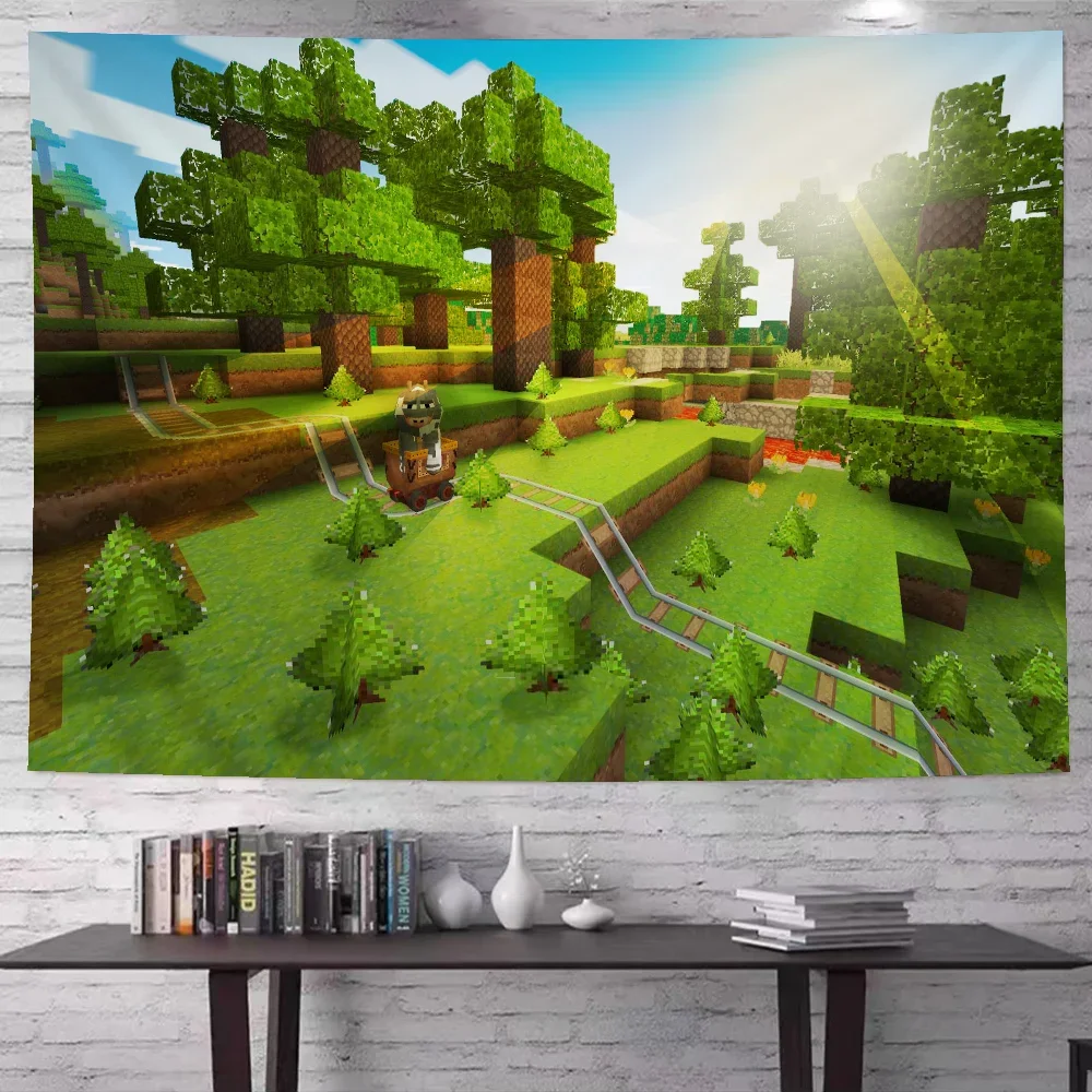 Игра M-Minecraft мультфильм гобелен искусство научная фантастика комната домашний декор настенные листы
Игра M-Minecraft мультфильм гобелен искусство научная фантастика комната домашний декор настенные листы