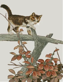 Cat in the Tree 57-68 DIY needle work Cross Stitch Set Counted Cross Stitch Kit 28ct 14ct 32ct Metallic aida
Cat in the Tree 57-68 DIY needle work Cross Stitch Set Counted Cross Stitch Kit 28ct 14ct 32ct Metallic aida