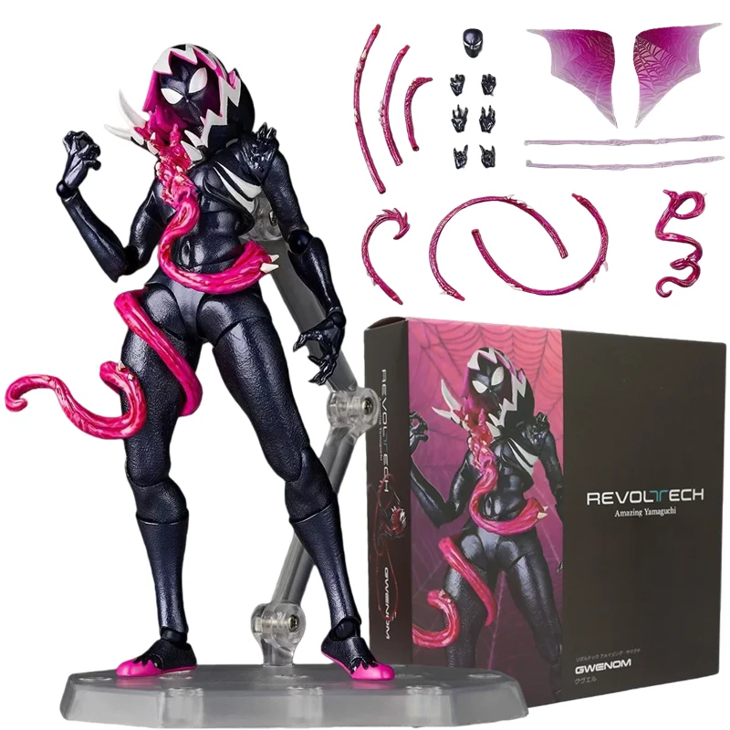 Фигурка REVOLTECH SPIDERMAN GWENOM Amazing Yamaguchi: Аниме-кукла Гвен, экшн-фигурка Revoltech Gwenom, модель Гвен Стейси, подарок
Фигурка REVOLTECH SPIDERMAN GWENOM Amazing Yamaguchi: Аниме-кукла Гвен, экшн-фигурка Revoltech Gwenom, модель Гвен Стейси, подарок