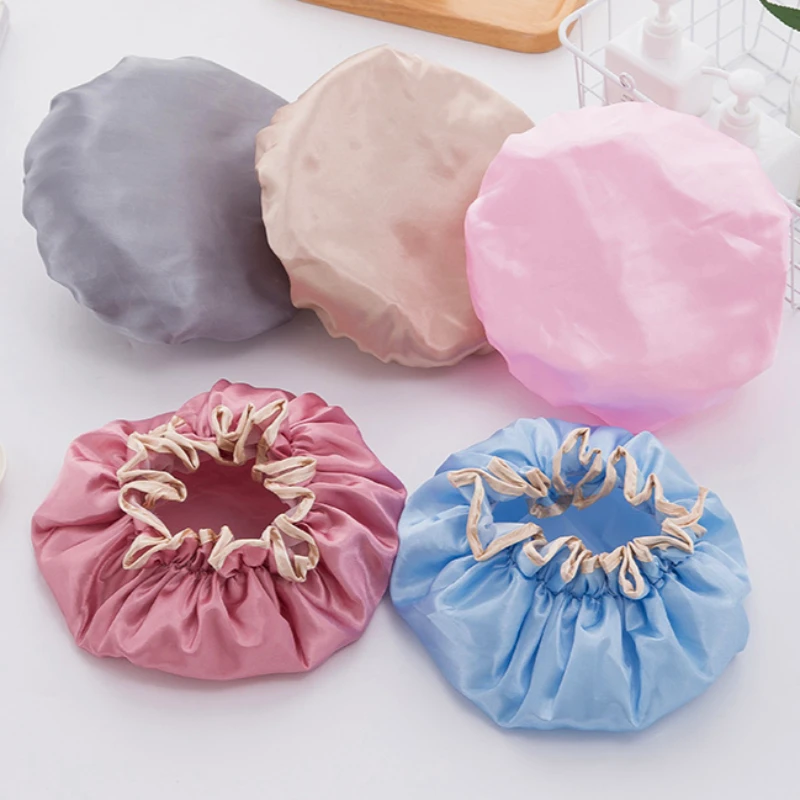 Waterproof Bath Hat Bathroom Shower Hair Cover Shower Caps Adults Shower Bath Bathing Caps Bathroom Caps Supplies Pink Blue Grey
Waterproof Bath Hat Bathroom Shower Hair Cover Shower Caps Adults Shower Bath Bathing Caps Bathroom Caps Supplies Pink Blue Grey
