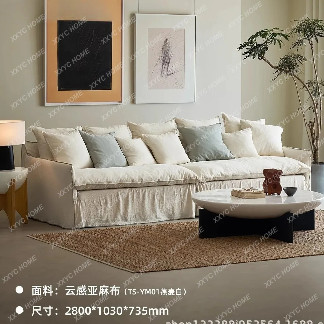 Диван Lsofa Down Wabi Sand Wind для небольшой квартиры, съемный и моющийся, из натурального льняного полотна, на три человека.
Диван Lsofa Down Wabi Sand Wind для небольшой квартиры, съемный и моющийся, из натурального льняного полотна, на три человека.