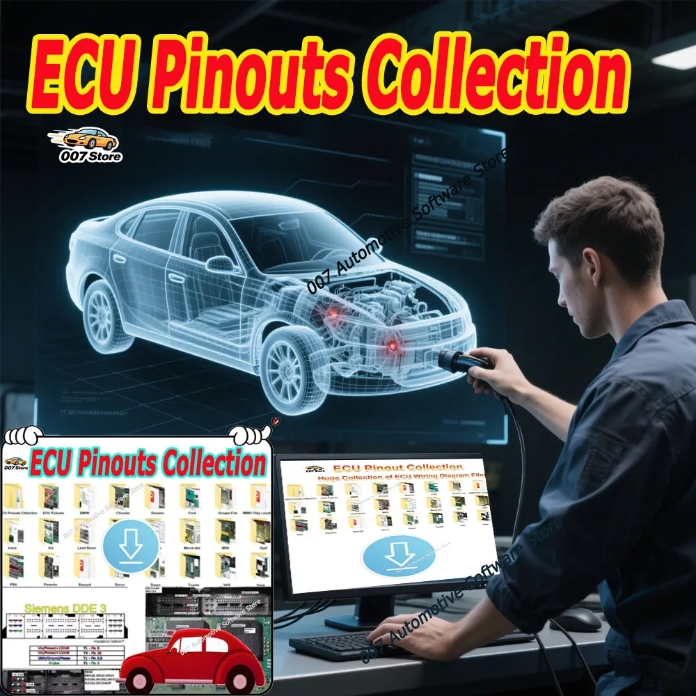 ECU Pinouts Collection: Photo Repair Guide + PDF Instructions Car Repair Tool with ECU Pinout Maps versus ALLDATA for Automotive
ECU Pinouts Collection: Photo Repair Guide + PDF Instructions Car Repair Tool with ECU Pinout Maps versus ALLDATA for Automotive