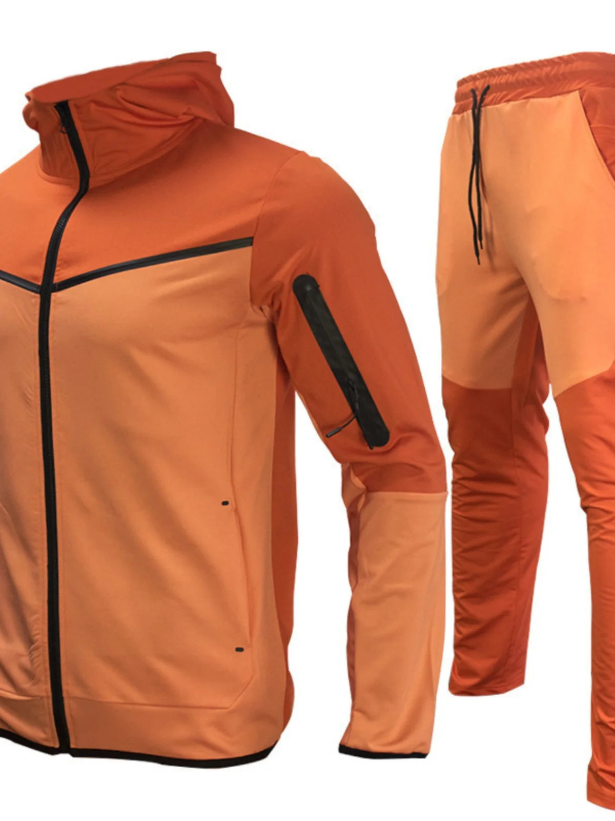 Outdoor Hooded Jaet And Running Pants Set Men's Casual Sportswear Long Sve Sweatirt Polyester Fiber Large Size
Outdoor Hooded Jaet And Running Pants Set Men's Casual Sportswear Long Sve Sweatirt Polyester Fiber Large Size