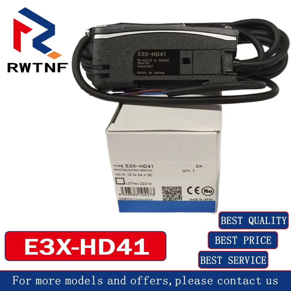 Brand New Genuine E3X-HD41 Standard wire-lead fiber amplifier,100% original warehouse stock
Brand New Genuine E3X-HD41 Standard wire-lead fiber amplifier,100% original warehouse stock